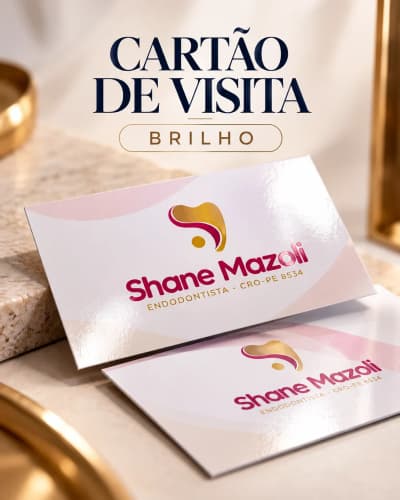 Cartão de Visita Brilho